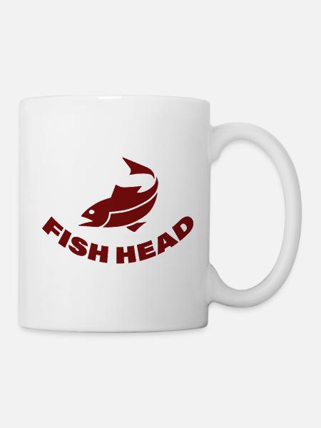 FISH HEAD - Tasse - Weiß
