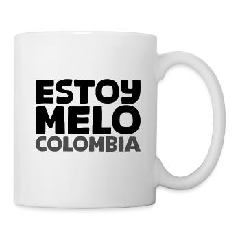 ESTOY MELO in schwarz - Tasse - Weiß - Rechts
