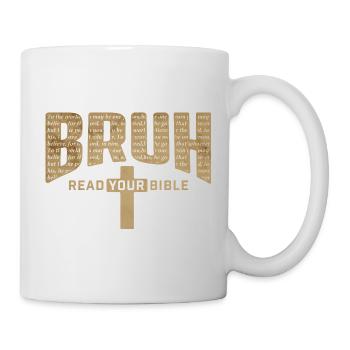 Bruh Read Your Bible Easter Christian Funny - Mug - white - Right
