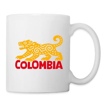 Kolumbianischer Jaguar - Tasse - Weiß - Rechts