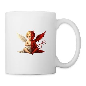 Dual Angel Devil Cherub - Tasse - Weiß - Rechts
