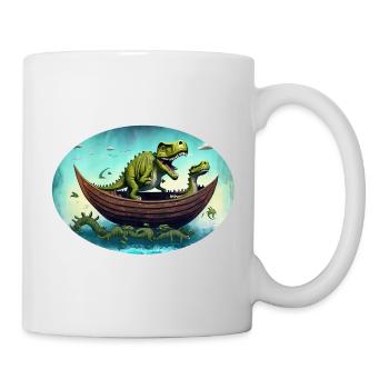 Dino Arche - Tasse - Weiß - Rechts