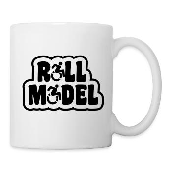 Role model. For the real wheelchair user # - Mug - white - Right