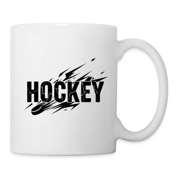 Eishockey Puck Action Schlittschuh Hockey Sport - Mug - white - Right