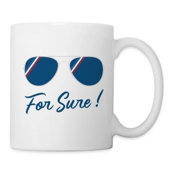 Ganz sicher, Herr Präsident - Tasse - Weiß - Rechts