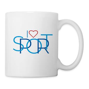 i_love_sport - Tasse - Weiß - Rechts