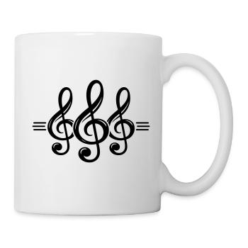 Symbole clé - Mug blanc - blanc - Droite