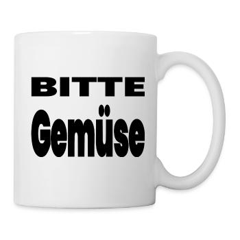 Gemüse - Tasse - Weiß - Rechts