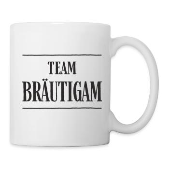 Team Bräutigam Junggesellenabschied Party Feiern - Tasse - Weiß - Rechts