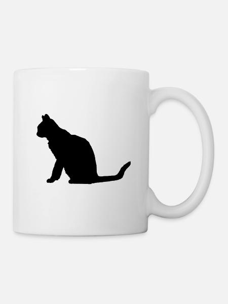 Katze - Tasse - Weiß