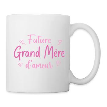 Future grand mère d'amour - Cadeau grand mère - Mug blanc - blanc - Droite