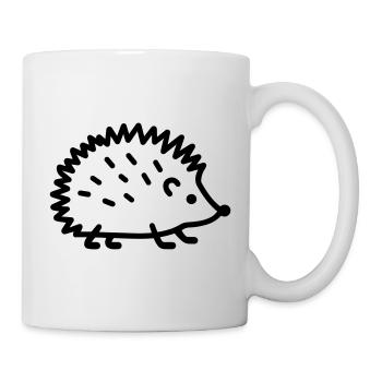 Igel - Tasse - Weiß - Rechts