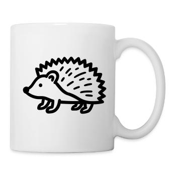 Igel - Tasse - Weiß - Rechts