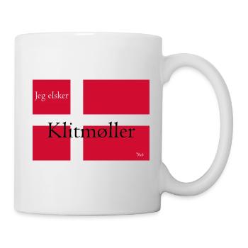 Klitmøller Danish Flag - Mug - white - Right