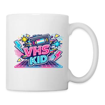 VHS KID Néon Rétro - Mug blanc - blanc - Droite