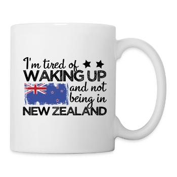 NZ I'm Tired Waking Up Not Being In New Zealand - Mug - white - Right