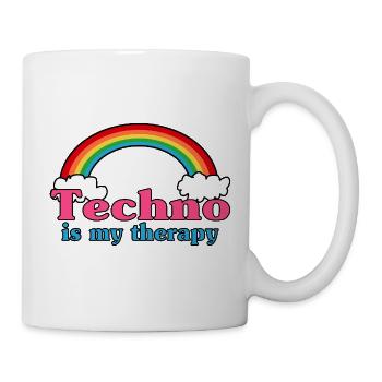 Techno Rainbow - Mug - white - Right