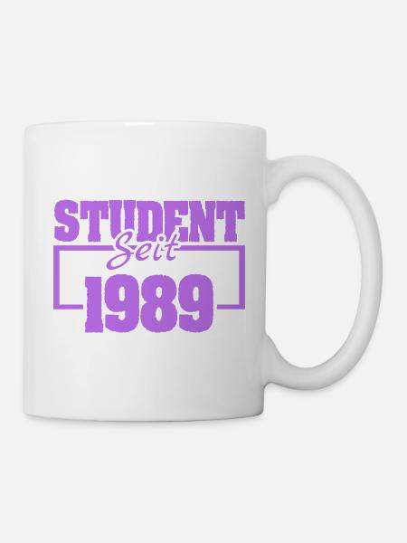 Student 1989 - Tasse - Weiß