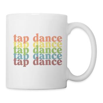 Grille pastel de claquettes - Mug blanc - blanc - Droite