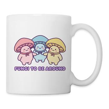 Pastel Fungi Trio : Un plaisir d’être avec lui - Mug blanc - blanc - Droite