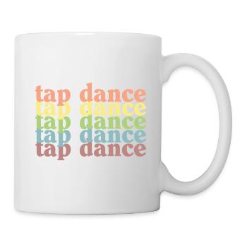 Tap Dance im Pastellverlauf - Tasse - Weiß - Rechts
