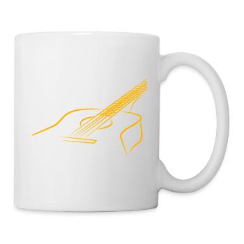 Gitarre Rock and Roll - Tasse - Weiß - Rechts