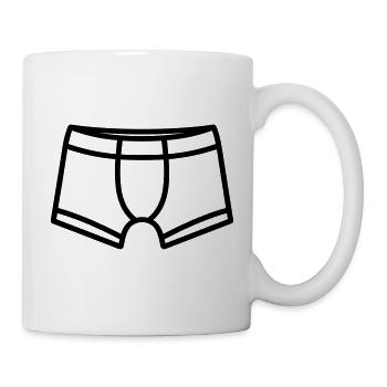 Briefings - Tasse - Weiß - Rechts
