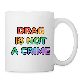 Le drag n’est pas un crime — Rainbow Glyphs - Mug blanc - blanc - Droite
