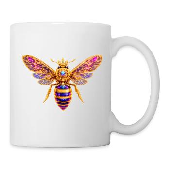 Queen Bee Bienenkönigin - Tasse - Weiß - Rechts
