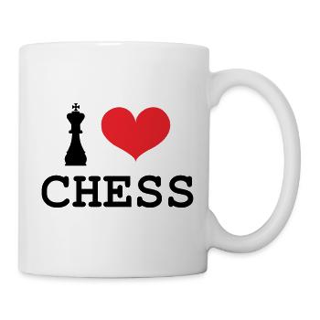 Passion Chess Game King Love - Mug - white - Right