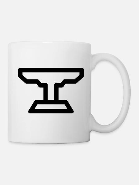 Amboss - Tasse - Weiß