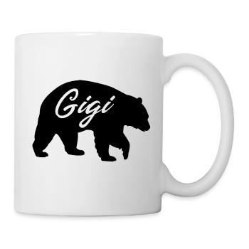 Cadeau de la chemise mignonne de grand-mère Gigi Bear - Mug blanc - blanc - Droite