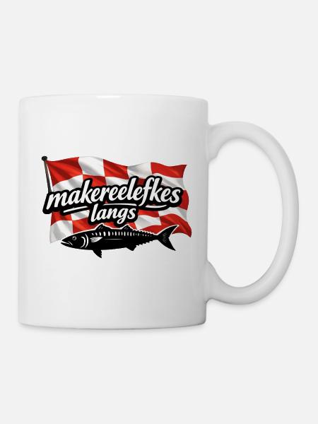 makereelefkes_langs - Tasse - Weiß