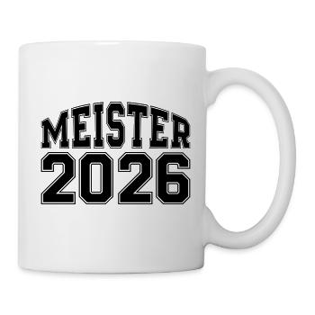 meister_2026 - Tasse - Weiß - Rechts