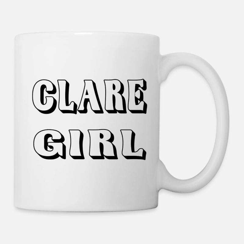 Clare Girl – County Clare Design - Mug - white