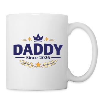 Daddy Since 2026 – Proud Dad Design - Mug - white - Right
