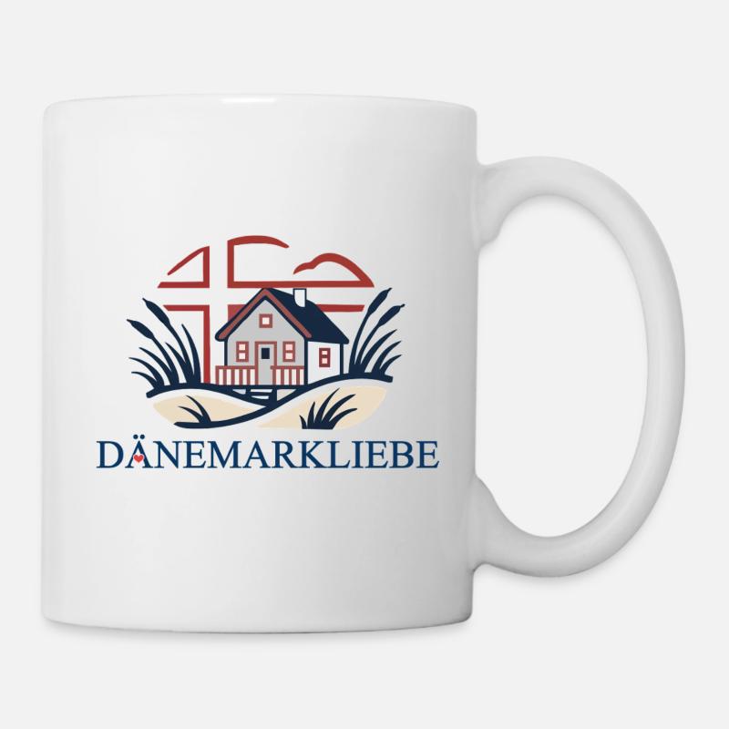 Dänemarkliebe - Ein Statement mit Aussagekraft - Tasse - Weiß