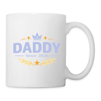 Daddy Since 2026 – Proud Dad Design - Mug - white - Right