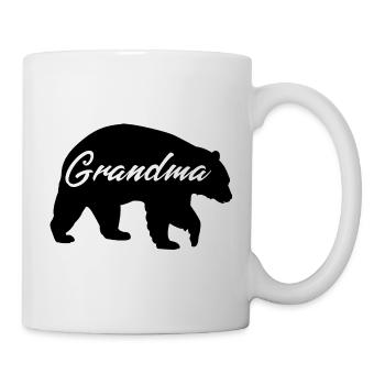 Chemise cadeau mignonne Grand-mère Ours - Mug blanc - blanc - Droite
