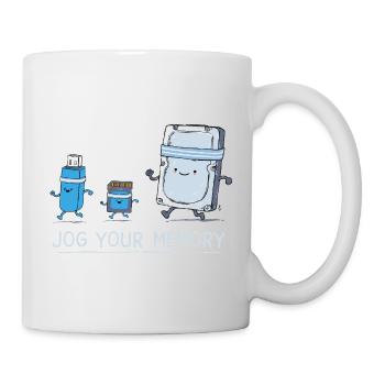 Software Engineer IT Support J-og Your Memory Gym  - Mug - white - Right