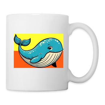 whale - Mug - white - Right