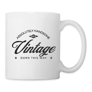 Vintage Born This Way – Absolument Beau 60 - Mug blanc - blanc - Droite
