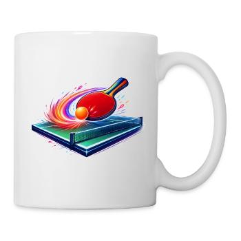 Table Tennis Shirt Ping Pong Club Player - Mug - white - Right