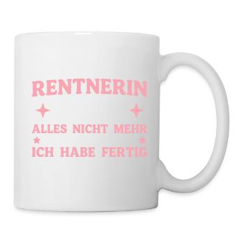 Rentnerin 2026 Rentenalter Kollegin im Ruhestand - Tasse - Weiß - Rechts