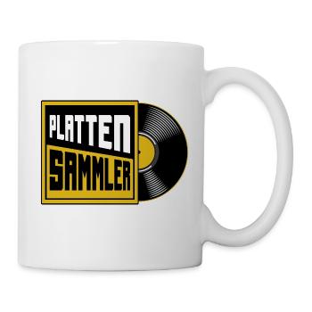 Collectionneur de disques, amoureux du vinyle - Mug blanc - blanc - Droite