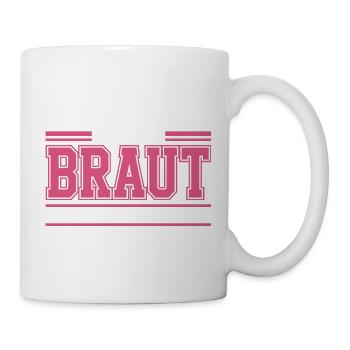 Team Braut Wir Eskalieren Crew Squad JGA Frauen - Tasse - Weiß - Rechts