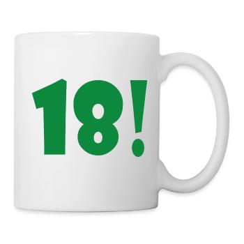 Green 18! Exclusive printing - Mug - white - Right
