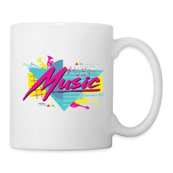 Neon Music Retro Vibe - Mug - white - Right