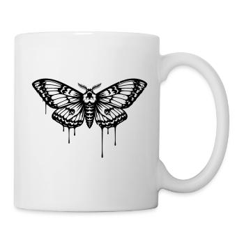 Moth Moth Tattoo - Mug - white - Right