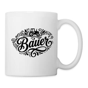 Bauer Farmer - Tasse - Weiß - Rechts